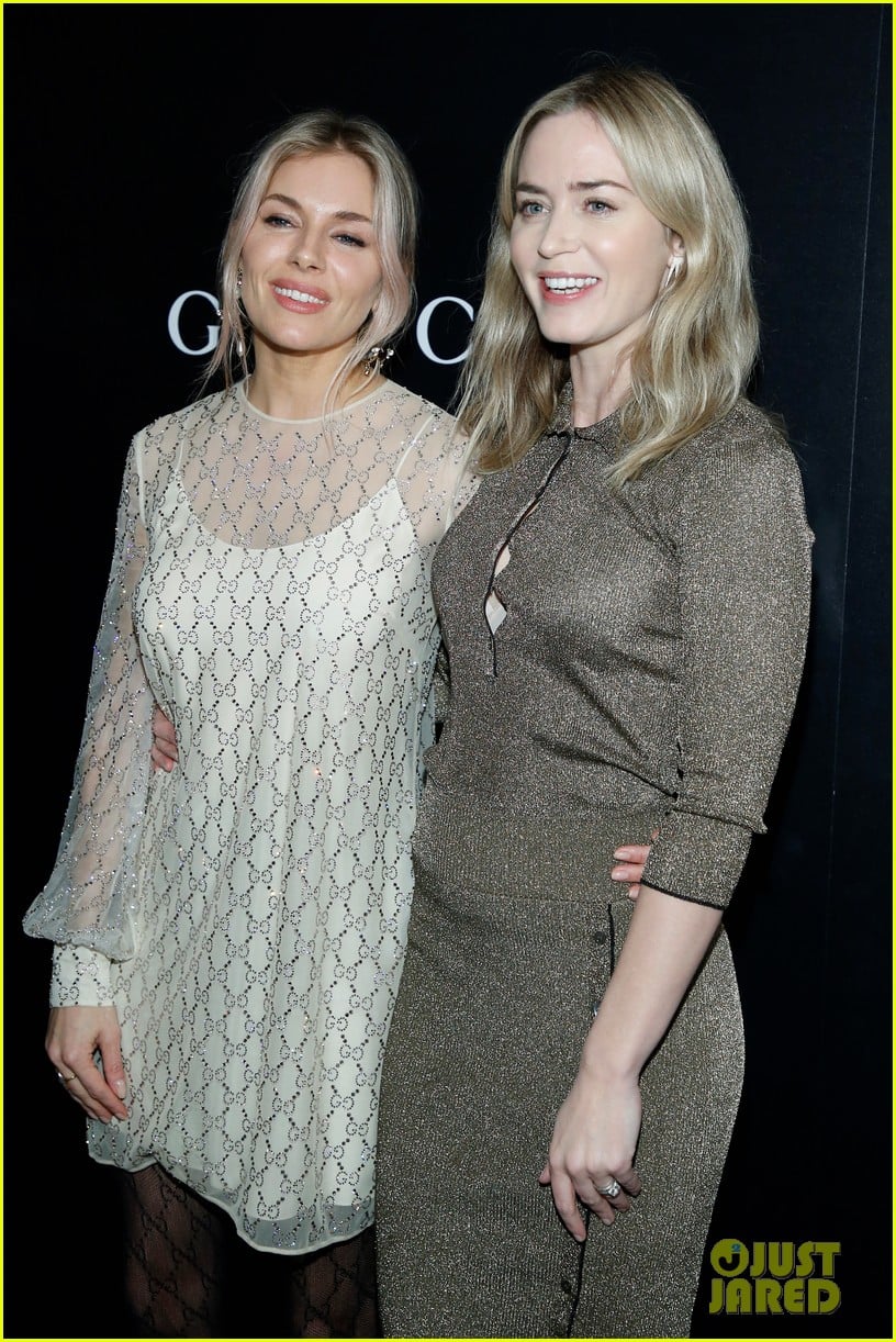 Emily Blunt Supports Longtime Pal Sienna Miller at 'American Woman' NYC