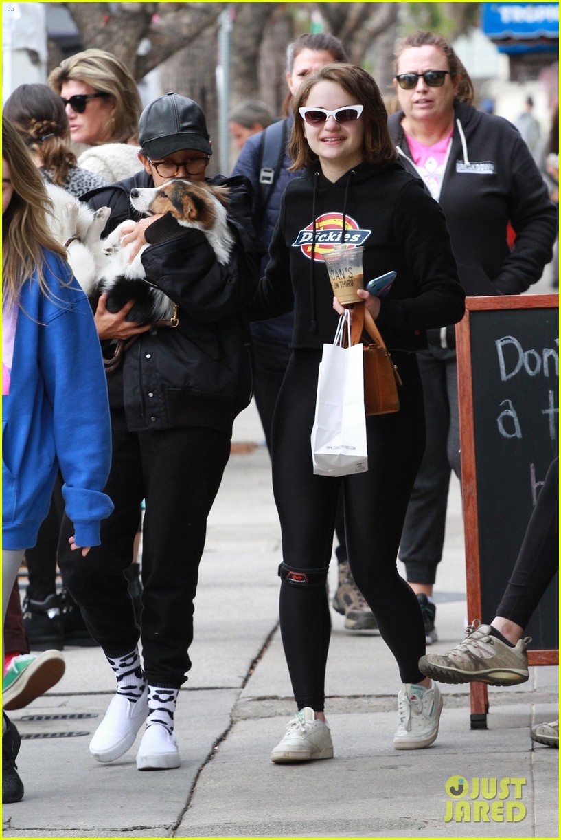 Photo: bffs joey king sabrina carpenter have fun after sunday brunch 02
