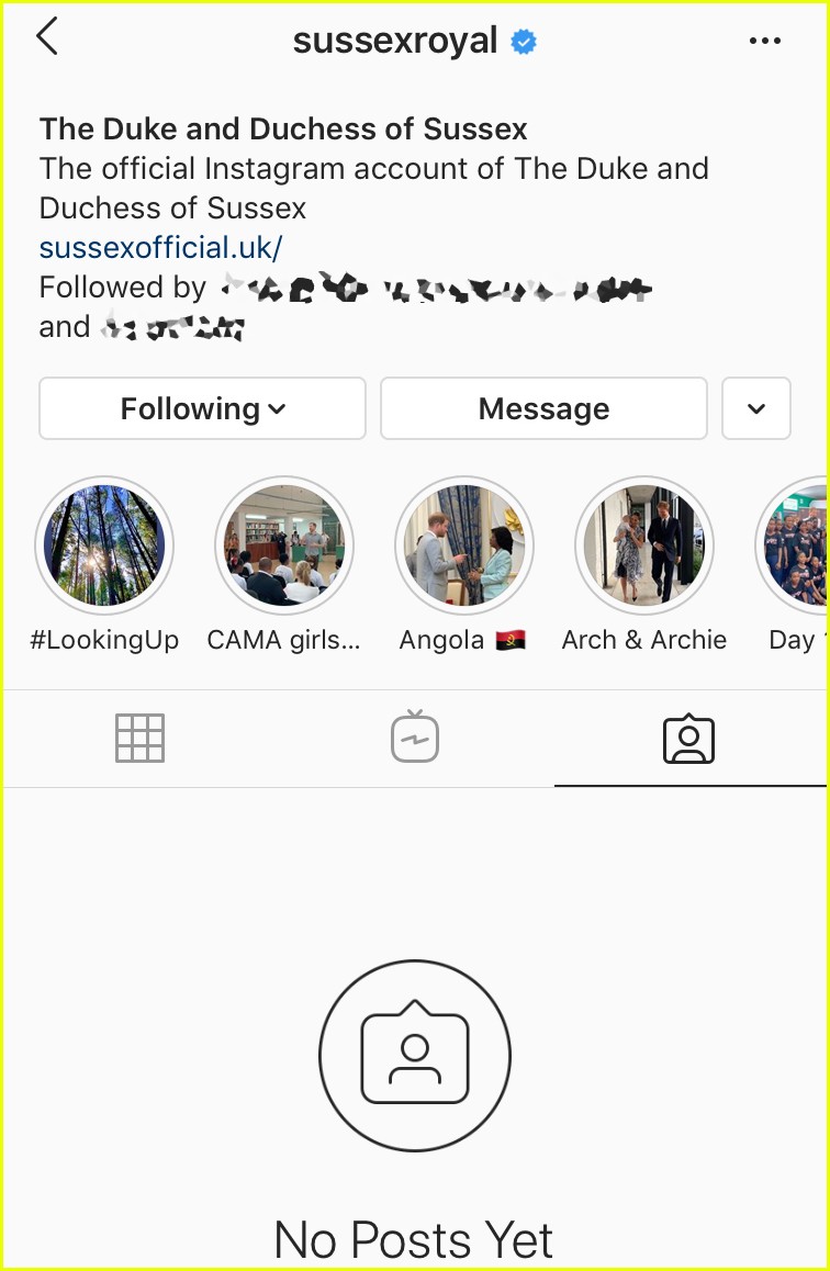 Fans Notice Something Unusual About Prince Harry Meghan Markle S Instagram Account Photo Meghan Markle Prince Harry Pictures Just Jared
