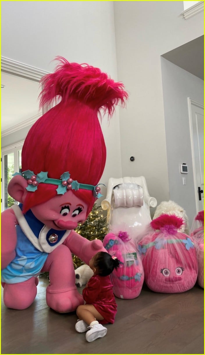 Kylie Jenner's Daughter Stormi Gets a 'Trolls' Surprise on Christmas