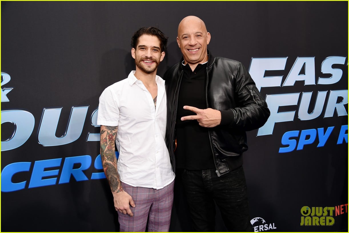 Vin Diesel Supports Daughter Similce at 'Fast & Furious Spy Racers