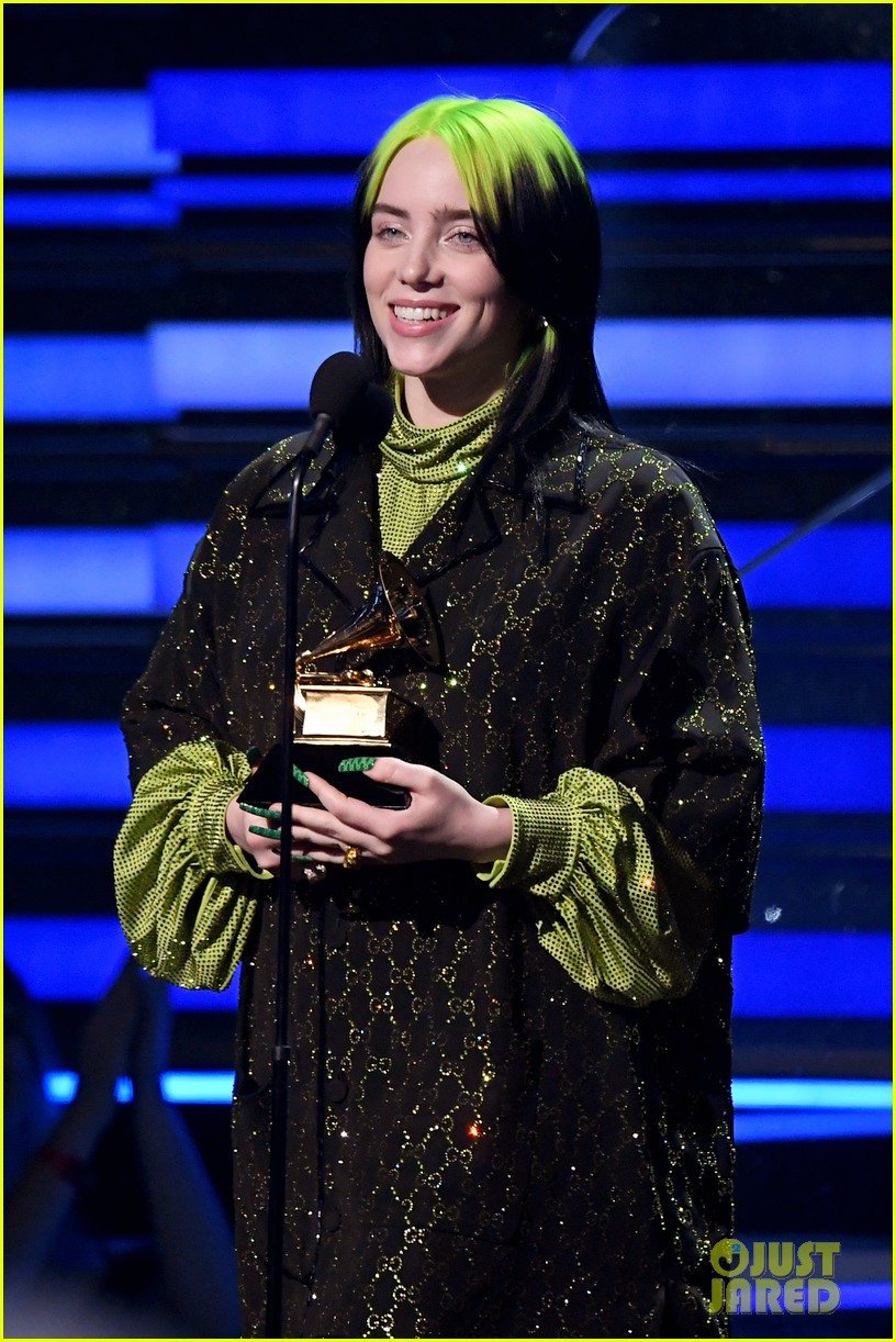 Billie Eilish Wins Song of the Year for 'Bad Guy' at Grammys 2020