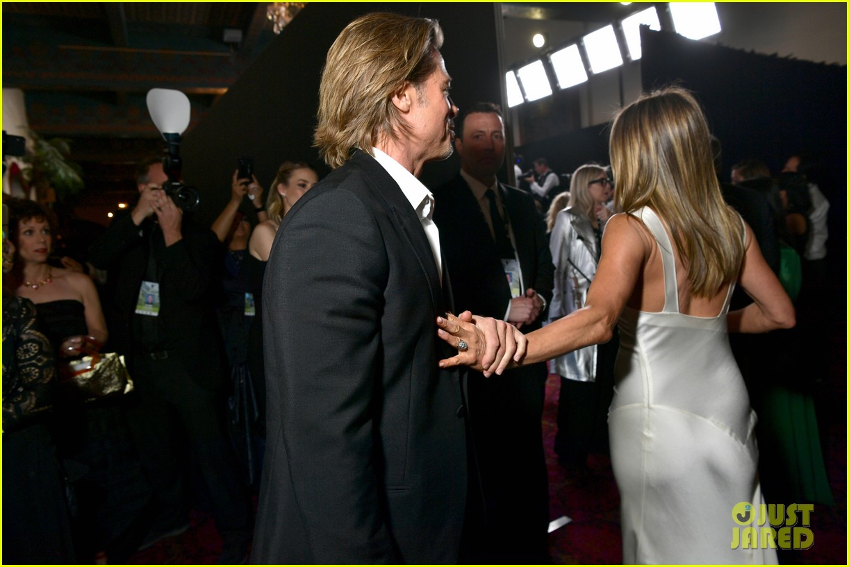 Brad Pitt & Jennifer Aniston's SAG Awards Reunion See Every Photo
