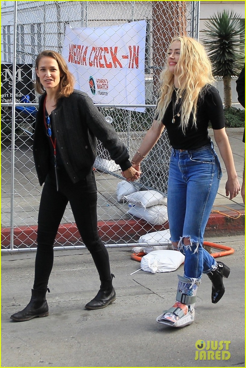Amber Heard and girlfriend Bianca Butti – Out in Central