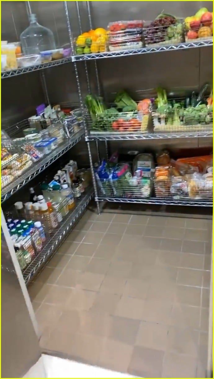 Kim Kardashian Gives a Tour of Her Kitchen, Complete with Multiple