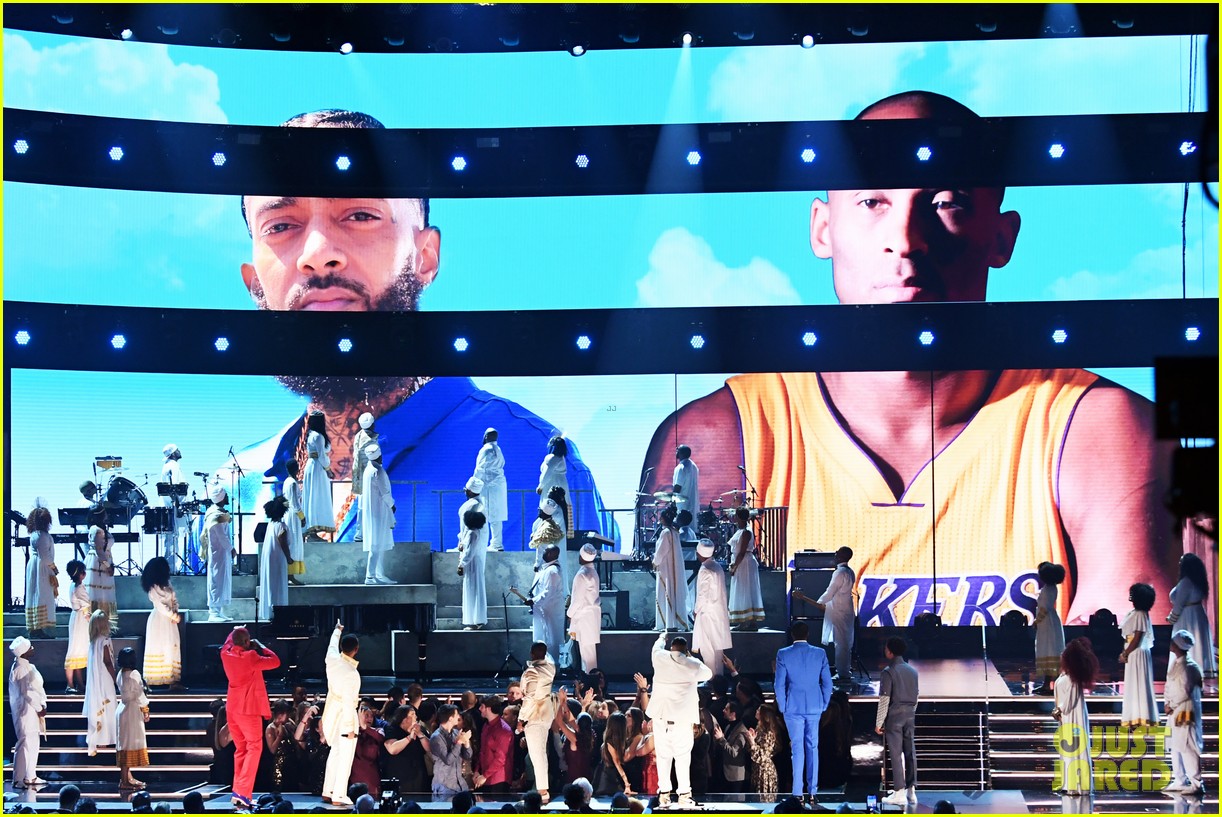 Meek Mill, DJ Khaled, Roddy Ricch, YG & Kirk Franklin Perform Nipsey