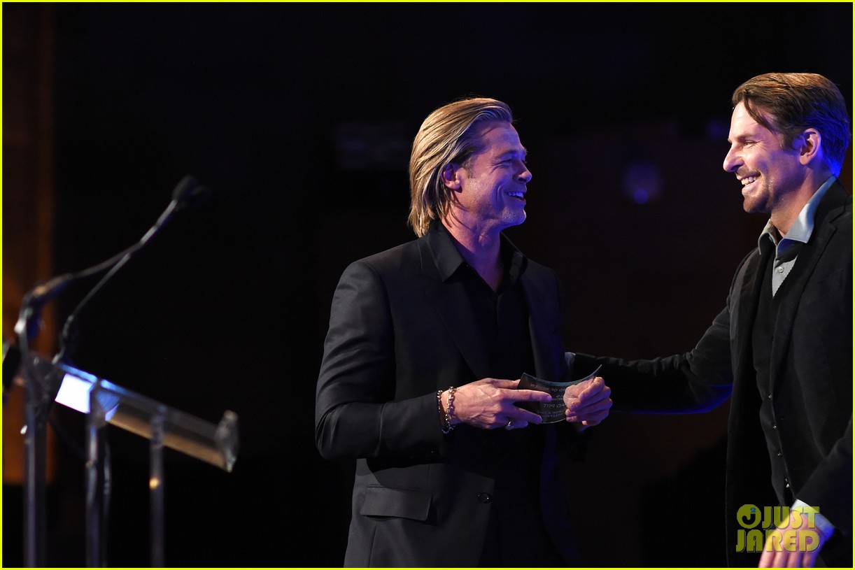 Brad Pitt Credits Bradley Cooper with Helping Him Get Sober Photo