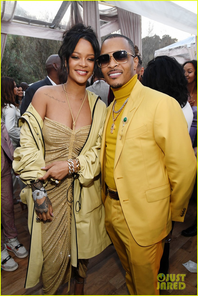 Rihanna, T.I., & More Stars Attend Roc Nation's Pre