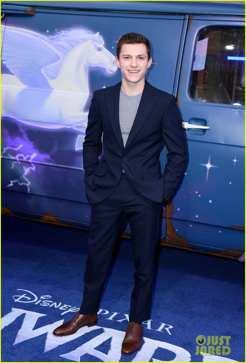 Tom Holland Brings His Brothers To 'Onward' Premiere in London Photo