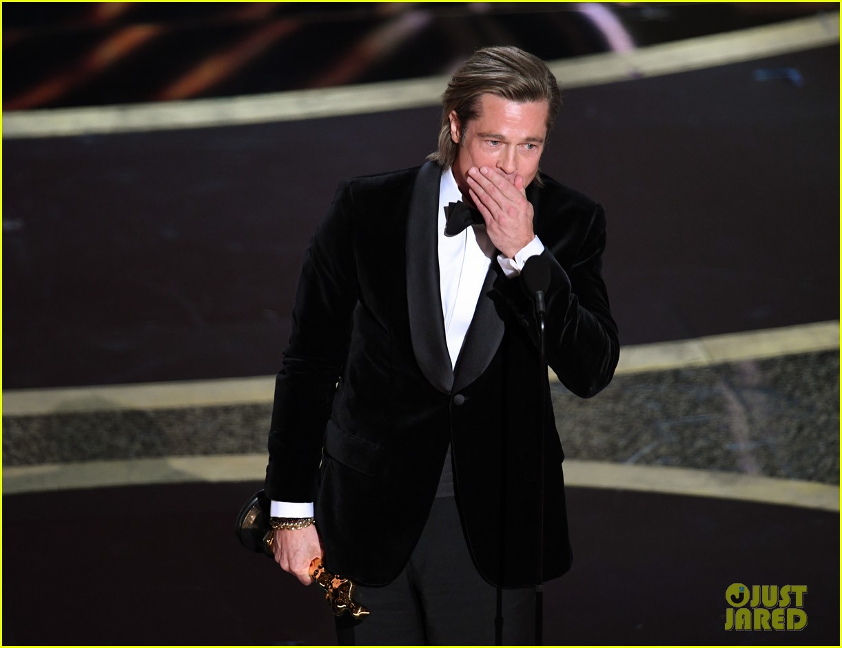 Brad Pitt Mentions His 6 Kids During Oscars 2020 Acceptance Speech