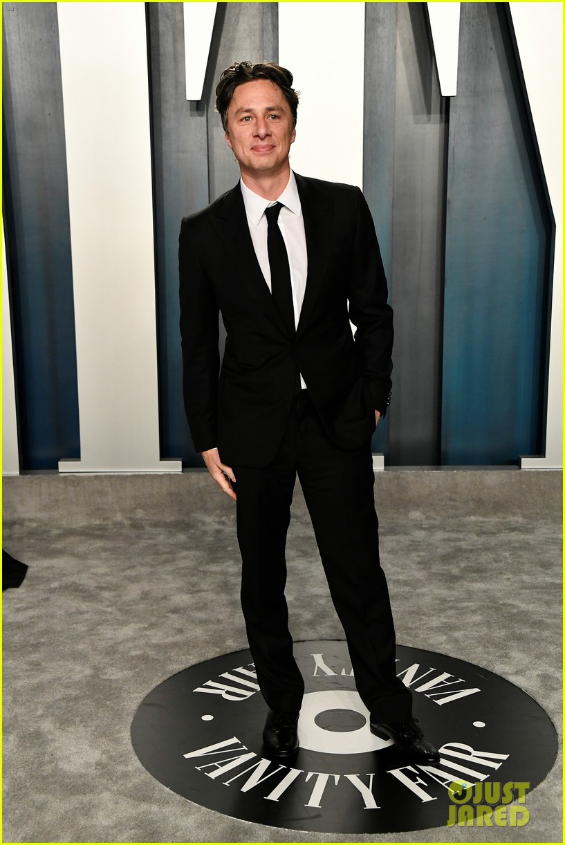 Florence Pugh's Boyfriend Zach Braff Joins Her at Vanity Fair Oscar