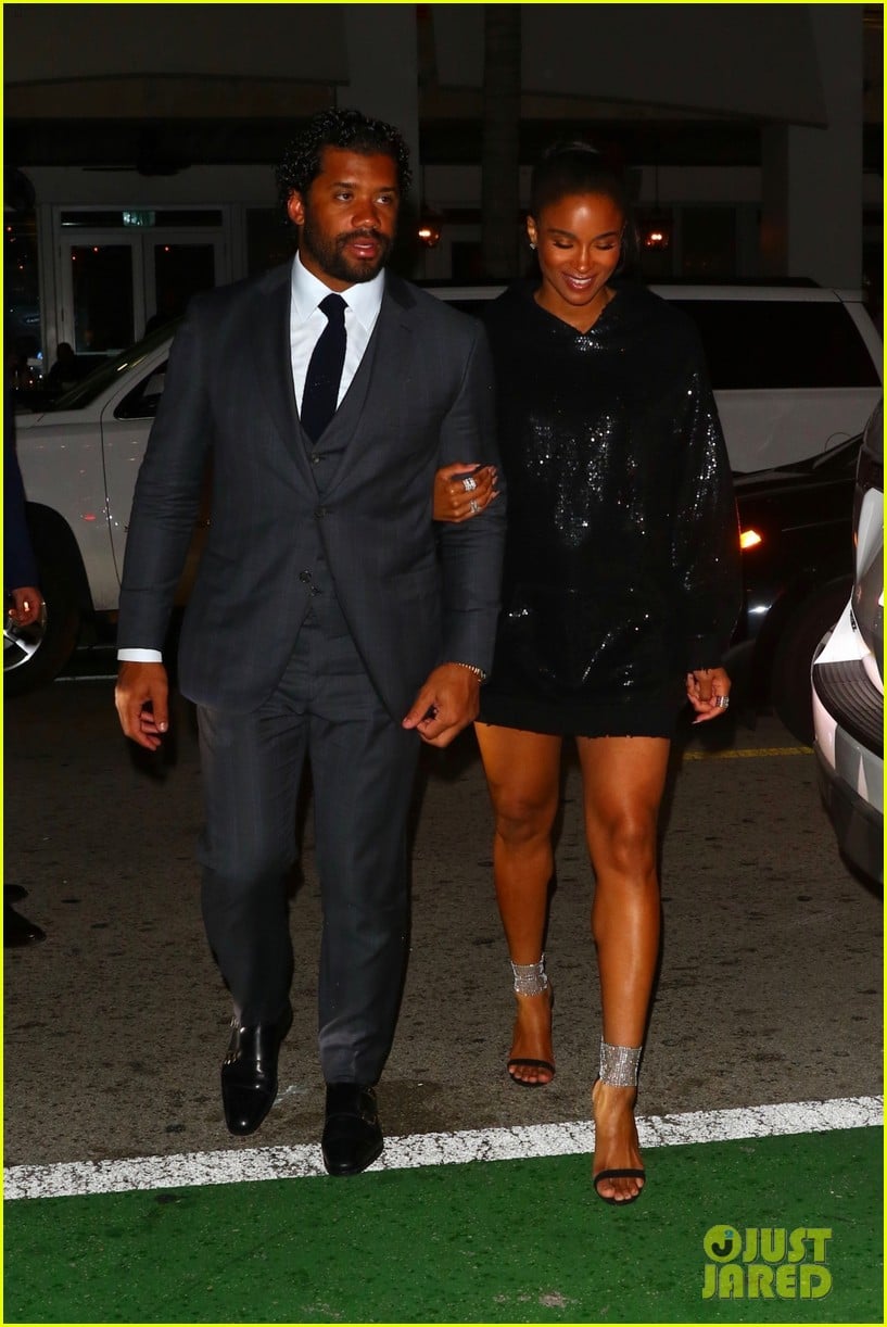 Pregnant Ciara & Husband Russell Wilson Get Dressed Up for Date Night