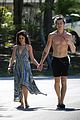 shawn mendes goes shirtless for sunday stroll with camila cabello 15