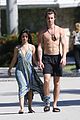 shawn mendes goes shirtless for sunday stroll with camila cabello 21