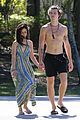 shawn mendes goes shirtless for sunday stroll with camila cabello 43