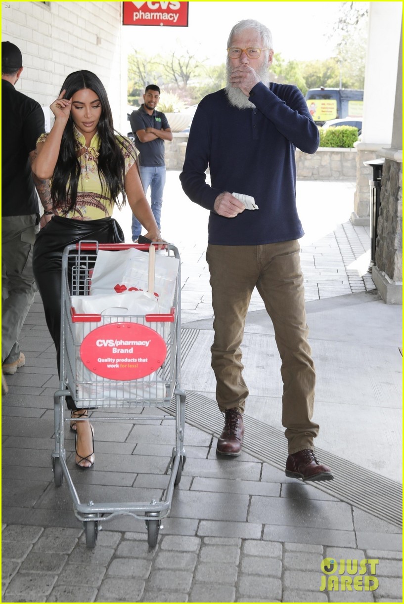 Kim Kardashian Went to CVS with... David Letterman?! See Pics! Photo