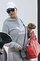 katy perry leaves her office with her cute dog in tow 03