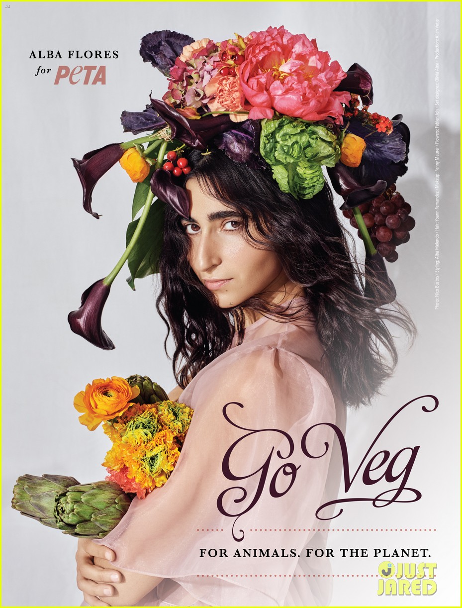 'Money Heist' Actress Alba Flores Promotes Veganism in Peta's Brand New