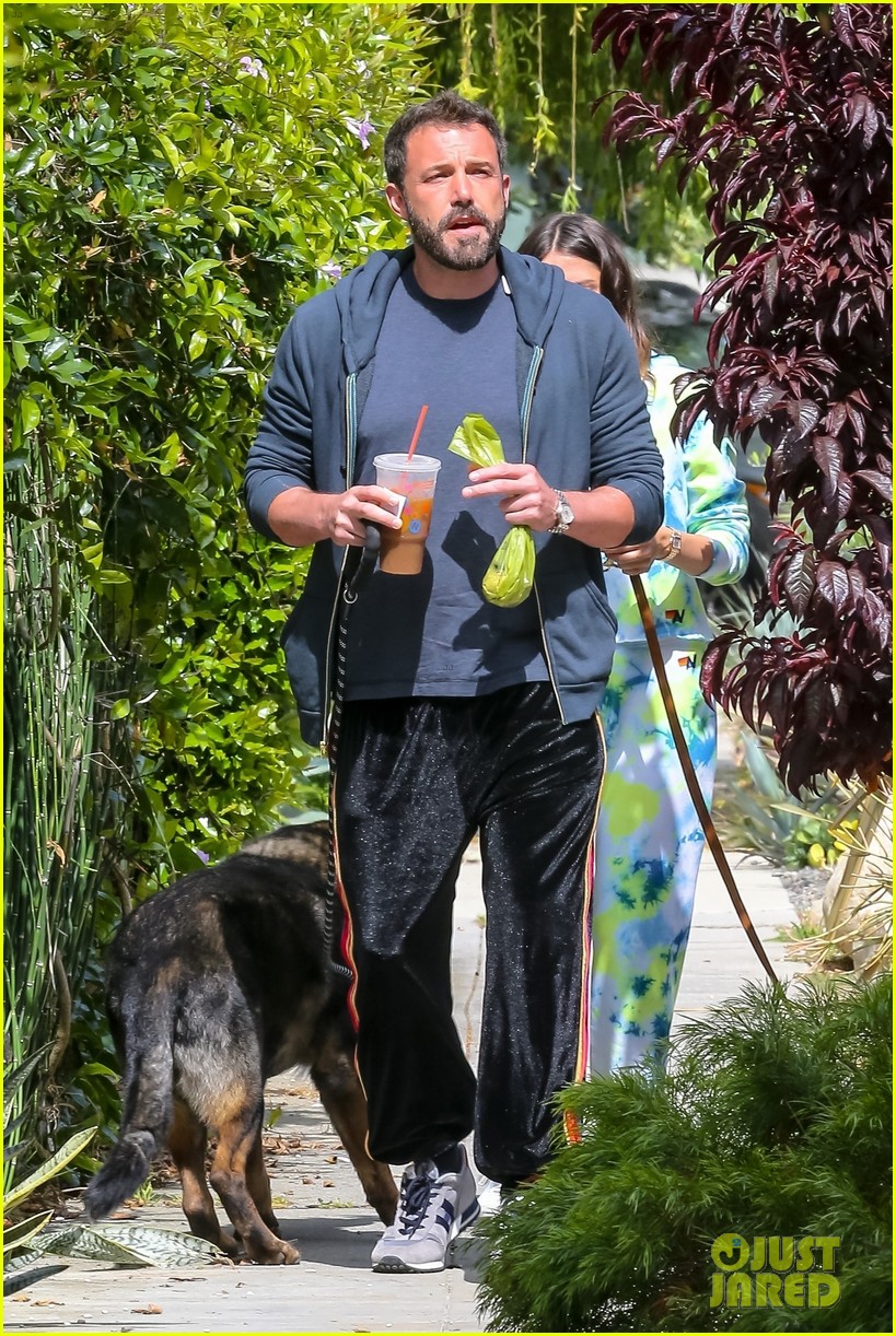 Ana de Armas Wears Cute Tie-Dye Matching Set While on Walk With Ben