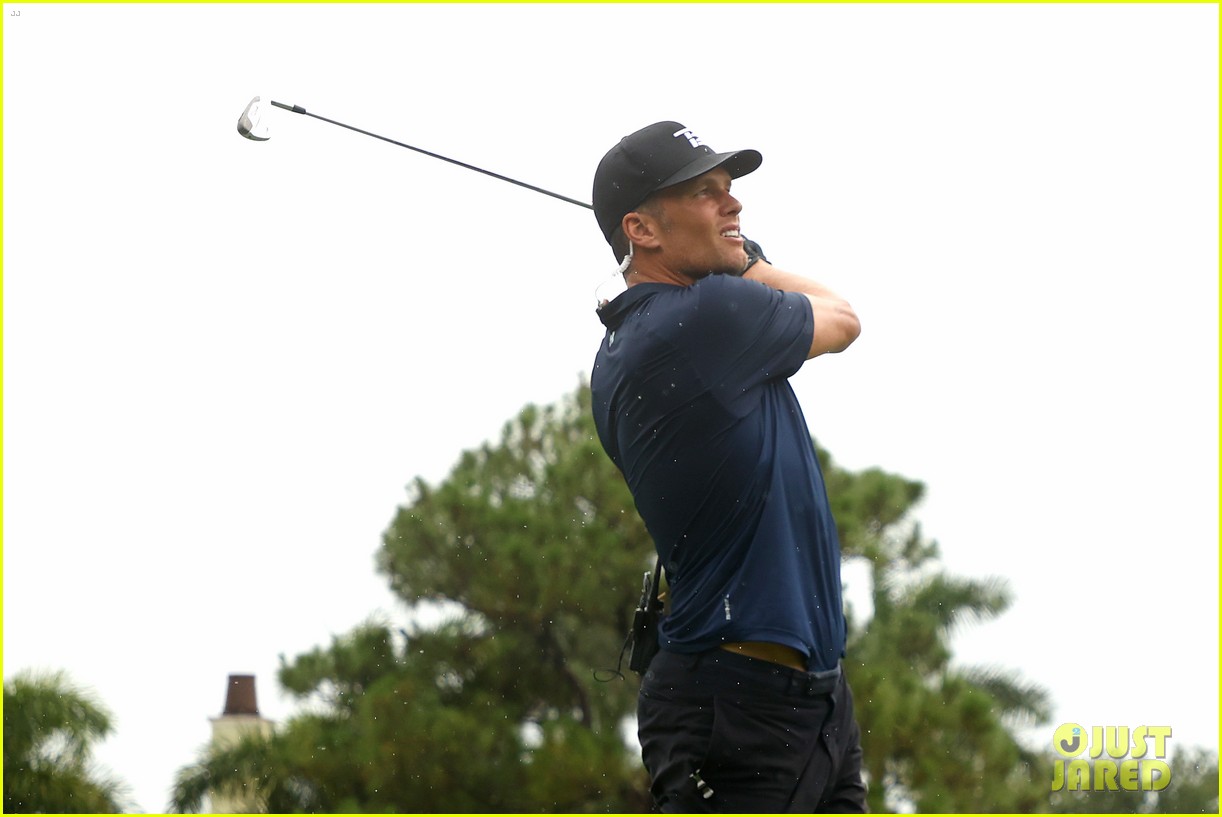 Tom Brady Reacts to Splitting His Pants During Charity Golf Match