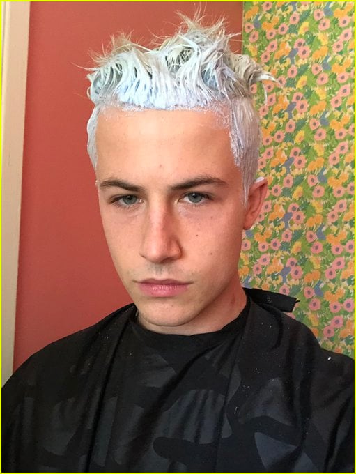 Dylan Minnette Debuts Colorful New Hair!: Photo 4460887 | Pictures