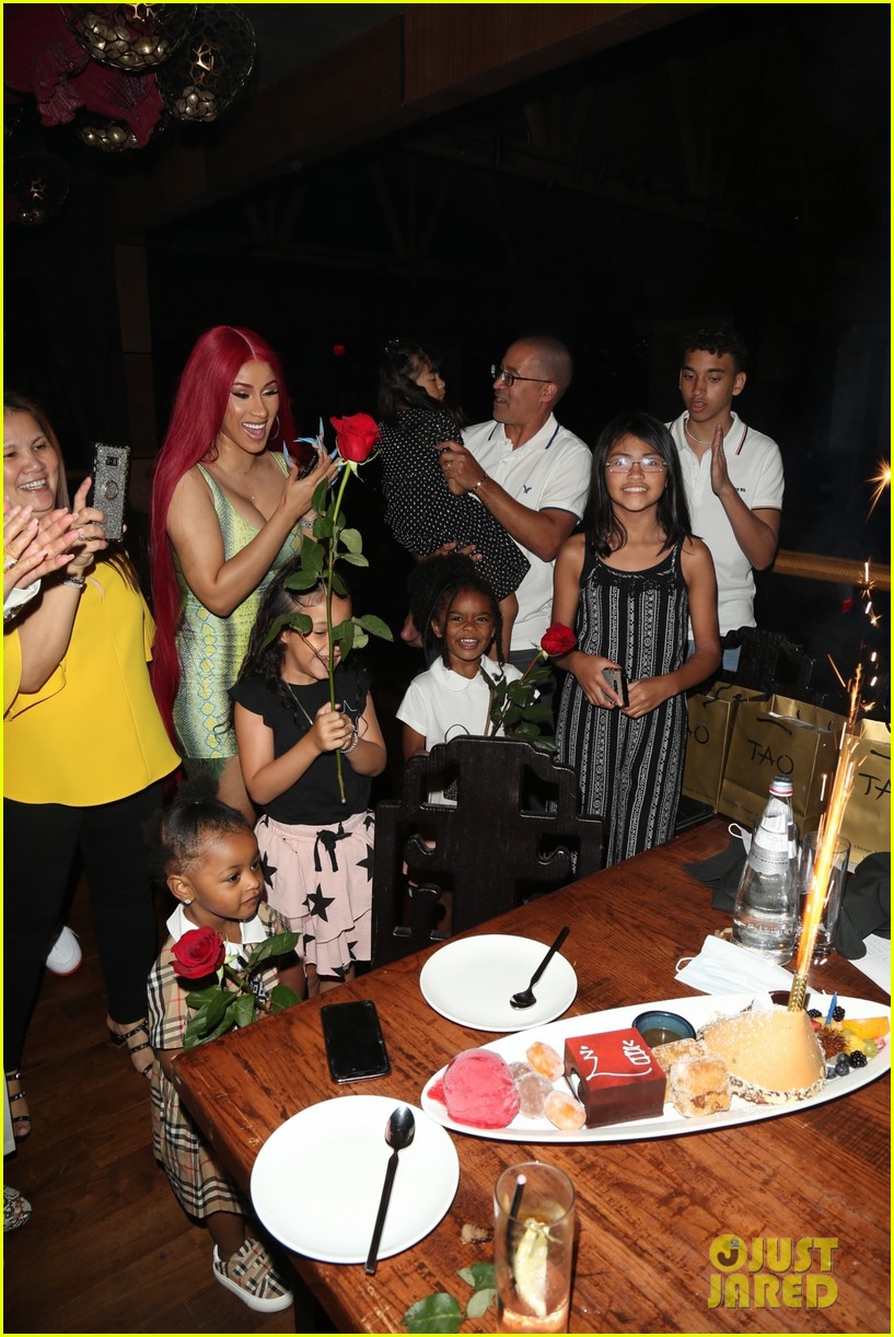 Cardi B & Offset's Daughter Kulture Photo Bombed Their Father's Day Pic