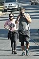 colin farrell works up a sweat on walk with sister claudine 01