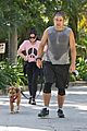 colin farrell works up a sweat on walk with sister claudine 05