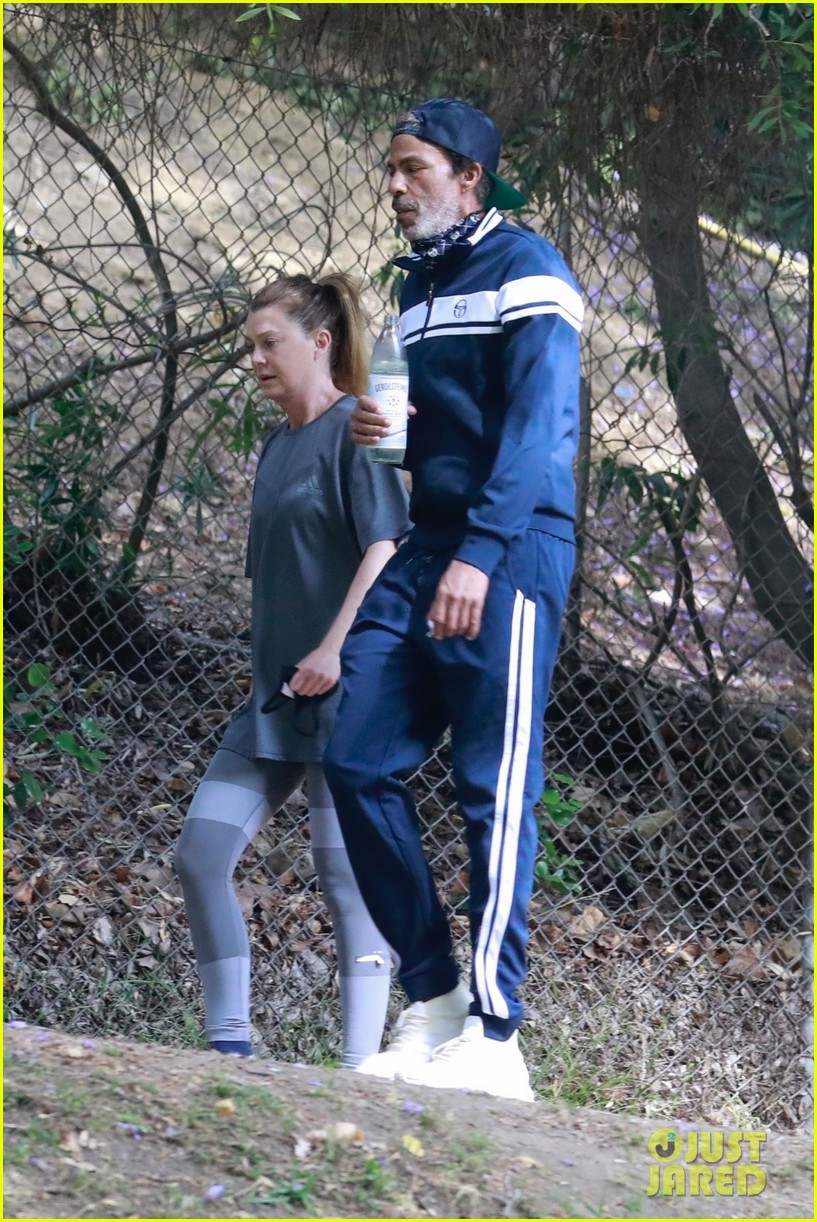 Ellen Pompeo & Husband Chris Ivery Go Hiking Together at Griffith Park