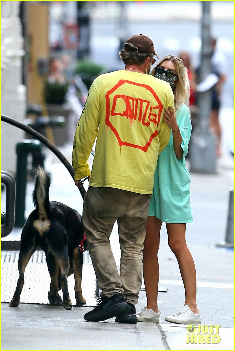 Newly Blonde Emily Ratajkowski Wears an Oversized Shirt as a Dress