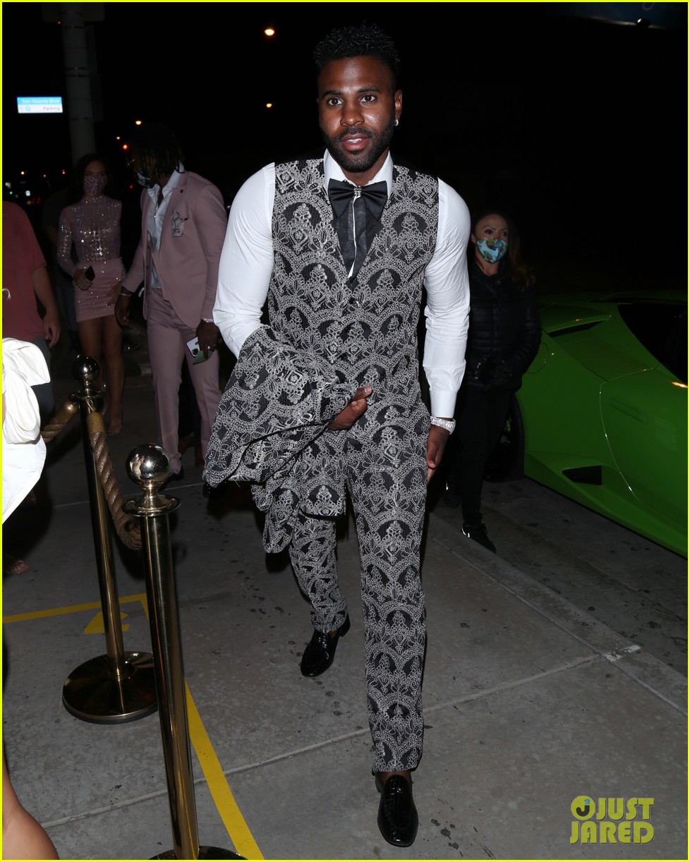 Jason Derulo & Girlfriend Jena Frumes Go on a Dinner Date at Catch in