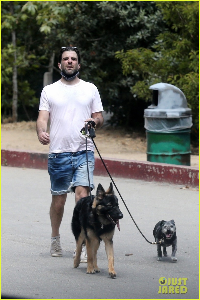 Zachary Quinto Goes For a Birthday Hike with His Dogs: Photo 4461920