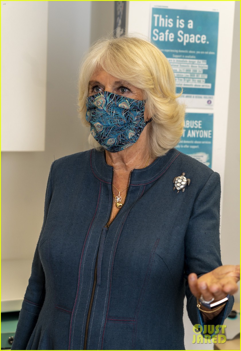 Camilla, Duchess of Cornwall Is First Royal to Publicly Wear Face Mask
