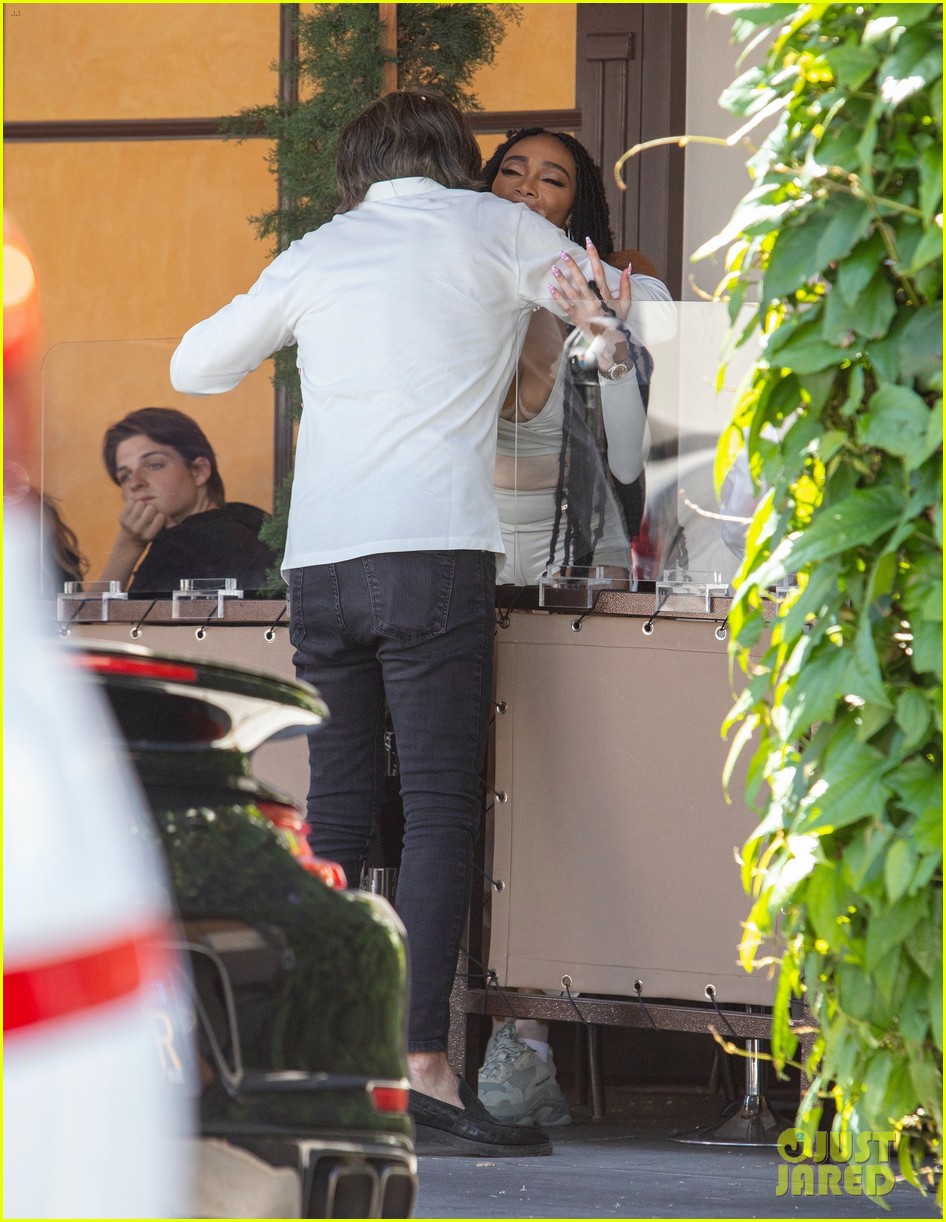 Winnie Harlow Runs Into a Famous Friend's Dad at Lunch in Beverly Hills