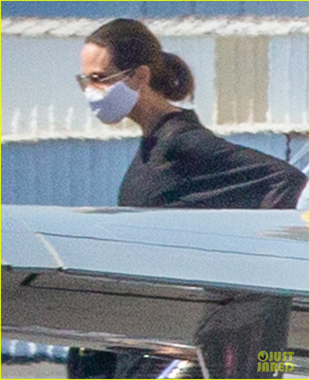 Angelina Jolie Lands Back in L.A. After Flying Private with Her Kids