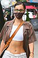 bella hadid shows off her toned abs shopping in nyc 02