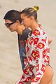 kendall jenner hailey bieber check out the waves in malibu 03