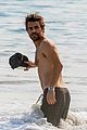 paul wesley looks hot going shirtless at the beach 01