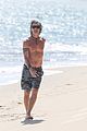 gavin rossdale goes shirtless walk on the beach 01