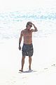gavin rossdale goes shirtless walk on the beach 05