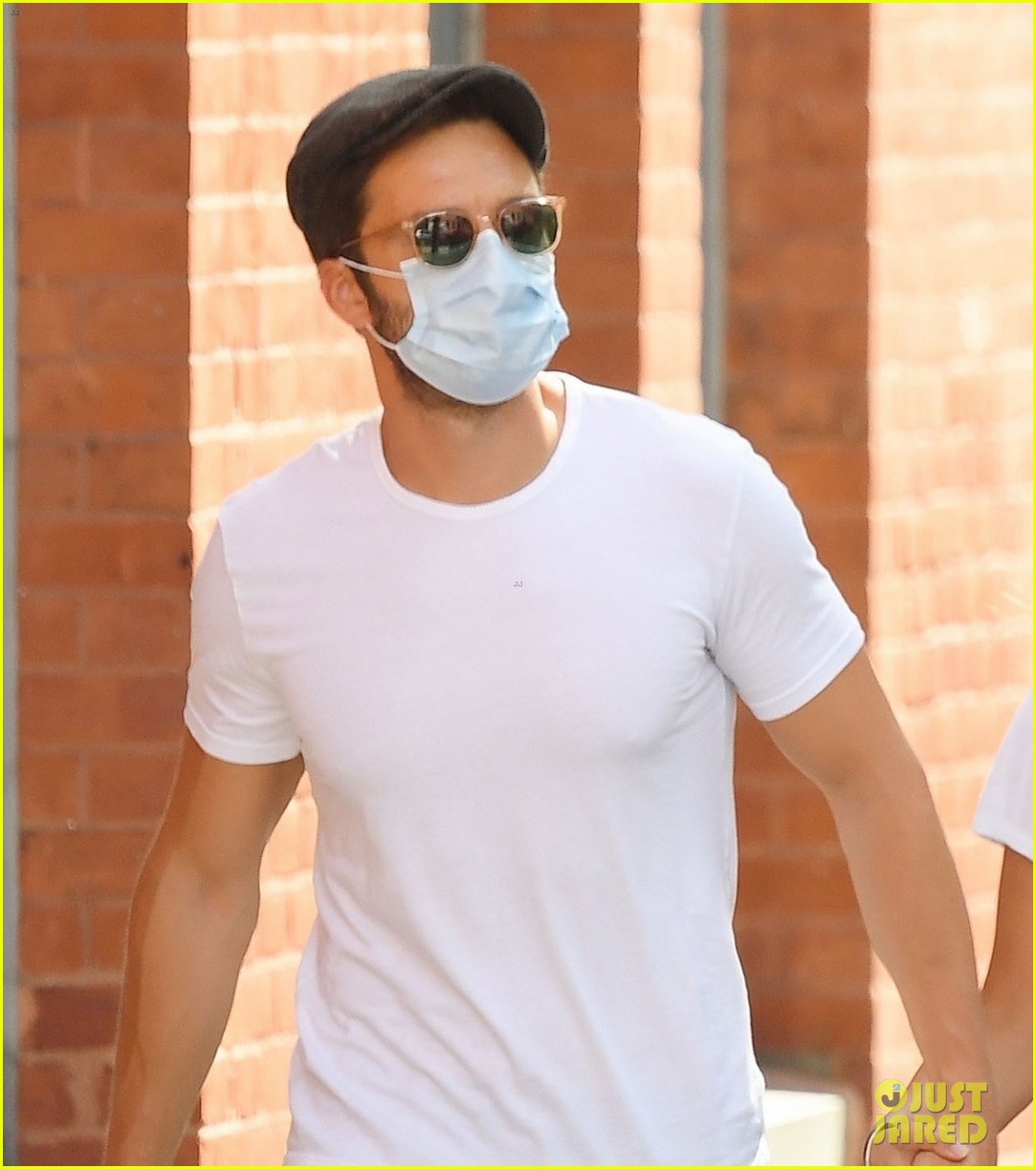 Sebastian Stan Holds Hands with Girlfriend Alejandra Onieva in New York