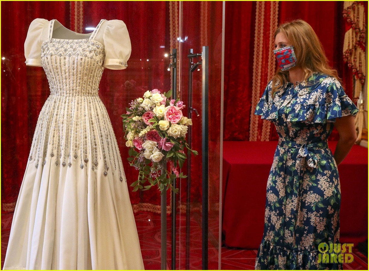 Princess Beatrice Visits Her Wedding Dress, On Display at Windsor