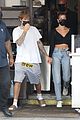 justin bieber new tattoo out for lunch with hailey bieber 04