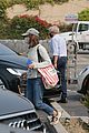 harrison ford calista flockhart mask up while going food shopping 02