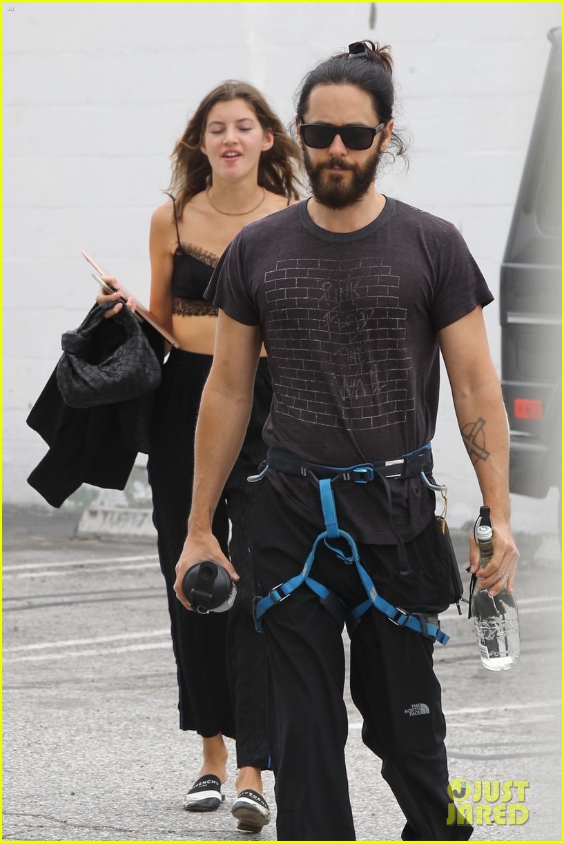 Jared Leto Spotted at Rock Climbing Gym with Valery Kaufman, His