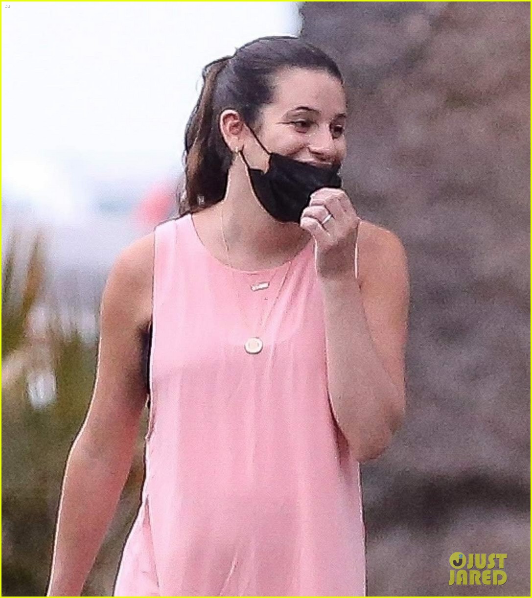 lea michele walk with zandy reich after giving birth 044481407
