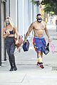 nelly looks buff going shirtless leaving dwts rehearsals 02