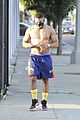 nelly looks buff going shirtless leaving dwts rehearsals 07