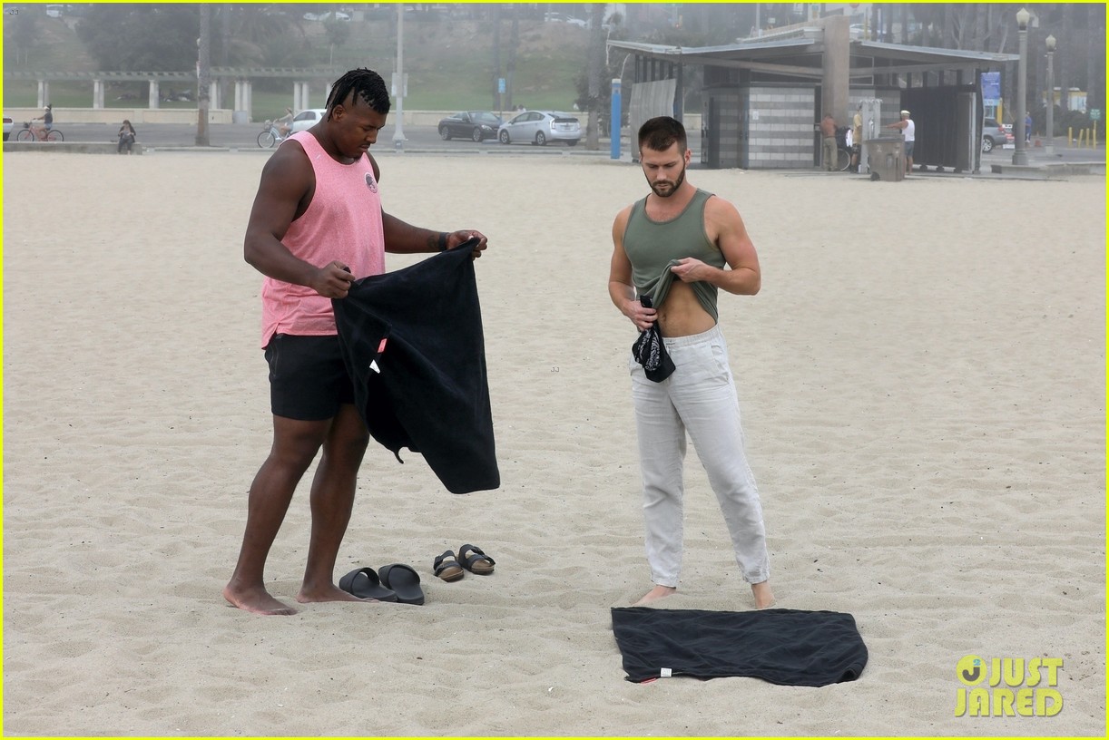 NFL Player Ryan Russell Flaunts PDA with Boyfriend Corey O'Brien During ...