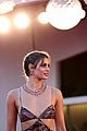 taylor hill matches mask to dress venice film festival 03